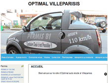 Tablet Screenshot of optimalautoecole.com